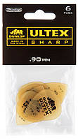 Медиаторы Dunlop 433P.90 Ultex Sharp Player's Pack 0.90 mm (6 шт.) BX, код: 6555586