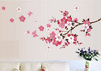 Ввінілові наклейки на стіну Квітуче дерево сакури (лист 60 х 45 см) Б62