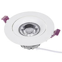 Точечный светильник встроенный Brille LED 9.5W LED-179 Белый 36-201 SN, код: 8381389