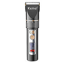 Машинка для стрижки волос Kemei KM-5073 аккумуляторная 5W Grey (3_03522) EJ, код: 8154271