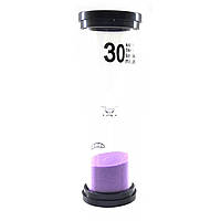 Часы песочные None на 30 минут 13.5х4.5х4.5 см Фиолетовый песок (DN32237D) BF, код: 1389566