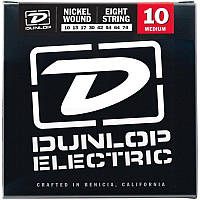 Струны для электрогитары Dunlop DEN1074 Medium Nickel Plated Steel Electric Guitar 8 Strings PK, код: 6555855