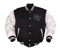 Куртка бомбер Mil-Tec NY Baseball Black White 10370002 ХS FT, код: 8447221