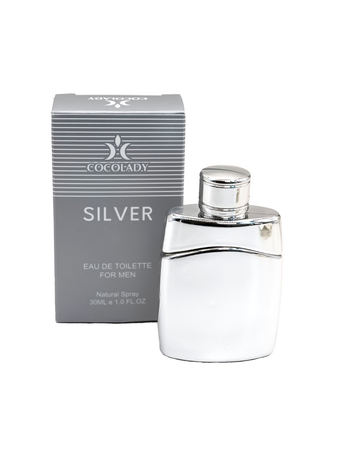 Парфумована вода для чоловіків Cocolady Silver 30 мл (аромат схожий на Montblanc Legend)