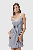 Ночная сорочка для кормящих Fleri 2007 XL Серый (200098997070323) UN, код: 8413911