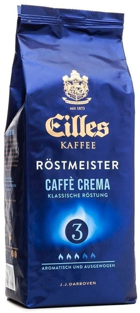 ОРИГІНАЛ! Кава в зернах Eilles Caffe Crema 1кг, J. J. Darboven, 100% Арабіка