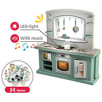 Детская интерактивная игровая кухня DOLONI со звуком и световыми эффектами для детей (01480/21) А8025-9