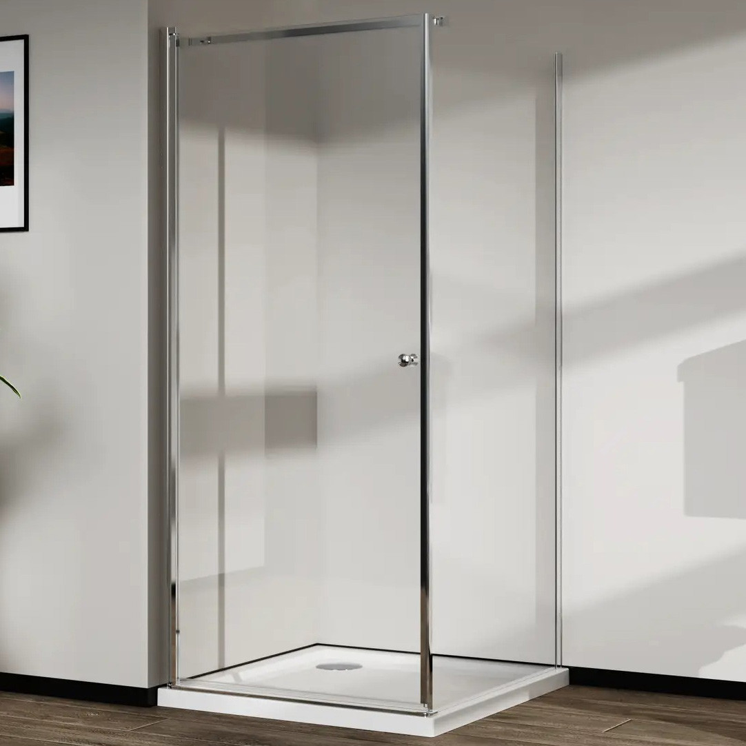 Скляна душова кабіна AVKO Glass RDR11 90x90x190 Clear перегородка для душу