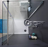 Скляна душова кабіна AVKO Glass RDR11 90x90x190 Clear перегородка для душу, фото 4