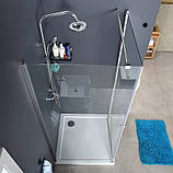 Скляна душова кабіна AVKO Glass RDR11 90x90x190 Clear перегородка для душу, фото 5