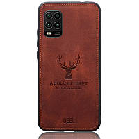 Чехол Deer Case для Xiaomi Mi 10 Lite Brown PK, код: 6490997