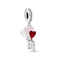 Серебряный шарм Pandora Moments Шарики-сердца 798076CZ BX, код: 7360389