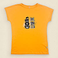 Футболка Dexters женская кулир halloween XL желтый (131741469159) UN, код: 8335960