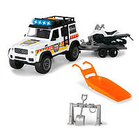 Іграшковий набір Dickie Toys Playlife Зимові рятувальники з позашляховиком і аксесуарами OL86886 PK, код: 7427262