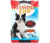Сухой корм для собак Turbo Dog говядина 3 кг (5997328300682) GB, код: 7999609