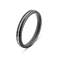 Серебряное кольцо Amari с керамикой, вес изделия 1,51 гр (2154358) 18 размер