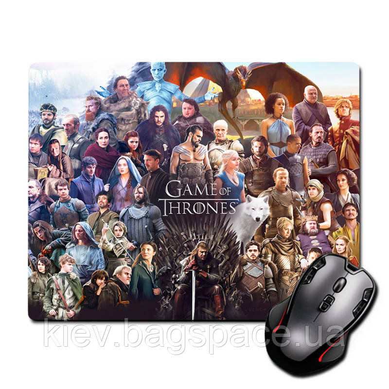 Ігрова поверхня Лого Старк Logo Stark Game of Thrones 300 х 250 мм (823117) KB, код: 6658755