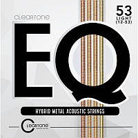 Струны для акустической гитары 6 шт Cleartone 7812 EQ Hybrid Metal Acoustic Light Strings 12 PK, код: 2660060