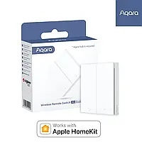 Бездротовий Вимикач Aqara Wireless Remote Switch H1 (дві клавіші) Zigbee Apple HomeKit EU Global