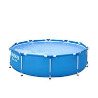 Каркасный бассейн Bestway 56679 Steel Pro Round Pool 305 x 76 см Blue PR, код: 8058231