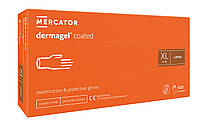 Рукавиці латексні Mercator Medical Dermagel Coated XL Білі 100 шт (00-00000139) SN, код: 8246392
