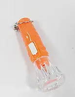 Брелок пластиковий JQ-3034-1 ліхтарик світить