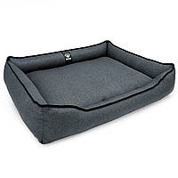 Лежак для собак всех пород EGO Bosyak Рогожка L 90x75 Серый (спальное место для больших собак OB, код: 7635065