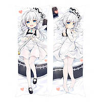 Подушка обнимашка дакимакура Лазурный путь Azur Lane 120x40см (22107) Bioworld CP, код: 8235584