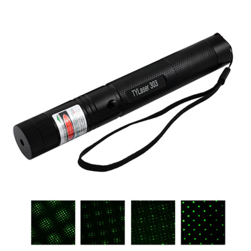 Лазерная указка зелёный лазер Laser 303 green с насадкой tis kap - фото 5 - id-p2156253994