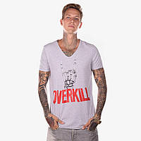 Футболка мужская OVERKILL 198579 р.XXL Fashion Серый FT, код: 8297786