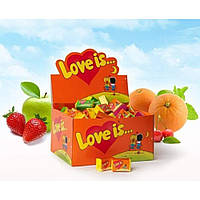 Love is Апельсин-Ананас Kent жевательная резинка 420 г; 100*4,2г NL, код: 6608917