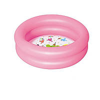 Детский надувной бассейн Bestway 51061, розовый, 61 х 15 см (hub_hx3s08) VA, код: 2590438