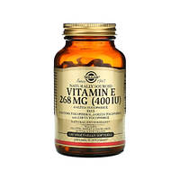 Витамин E Solgar Vitamin E 400 IU 268 mg 100 Veg Caps PK, код: 7527210