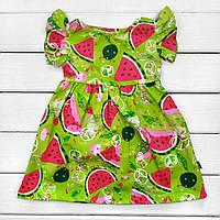 Платье Dexters летнее детское сочный арбуз 122 см зеленый розовый (13102241593) GR, код: 8328961