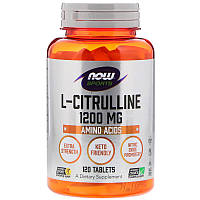 Цитруллин L-Citrulline Now Foods Sports 1200 мг 120 таблеток VA, код: 7701234