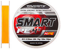 Шнур Favorite Smart PE 4x 150м 2.5 0.256мм 13кг (1013-1693.10.21) GR, код: 8266228