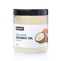 Рафинированное кокосовое масло Premium Quality Coconut Oil Hillary 500 мл VA, код: 8253197