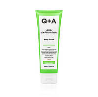 Скраб для тела с AHA кислотами Q+A AHA Exfoliator Body Scrub 250 мл GT, код: 8289940