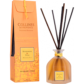 Ароматичний дифузор Mandarin & Yuzu (Мандарин і юдзу) аромадифузор Collines de Provence, 100 мл