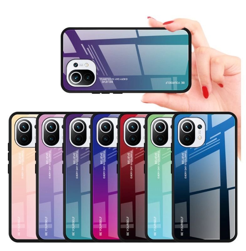Чехол Gradient для Xiaomi Mi 11 Lite (різні кольори)