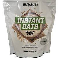 Заменитель питания BioTechUSA Instant Oats gluten free 1000 g 10 servings Unflavored KB, код: 8262217