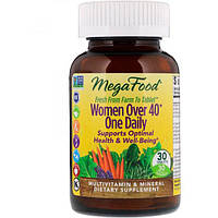 Витаминно-минеральный комплекс MegaFood Women Over 40 One Daily 30 Tabs SB, код: 7705991