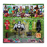 Игровой набор фигурок по игре Майнкрафт Bambi 48414-2 с аксессуарами US, код: 8365364