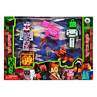 Игровой набор фигурок с аксессуарами Майнкрафт Bambi 48111-7 пластик UD, код: 8365378