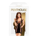 Мінісукня зі сюрреалістичним візерунком Penthouse — Juicy Poison Black XL (SO5273) KB, код: 7734445, фото 3