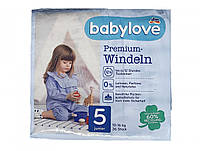 Детские одноразовые подгузники Babylove Premium 5 Junior 10-16 кг 36 шт PM, код: 8104966