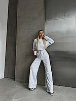 Женский стильный костюм свитшот и брюки S,M,L,XL футер петля