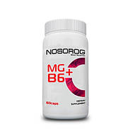 Витаминно-минеральный комплекс для спорта Nosorog Nutrition Mg+B6 90 Caps CP, код: 7808591