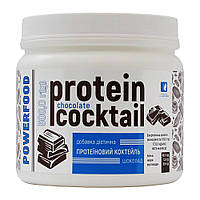 Протеиновый коктейль POWERFOOD шоколад банка 500 г OB, код: 6870238
