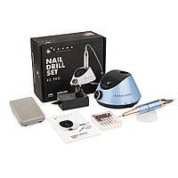 Фрезер для манікюру Bucos Nail Drill X2 OCEAN BLUE 65 Ватт, 35 000 об/хв.